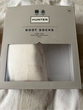 Hunter Cream Boot Socks for Hunter Original Tall